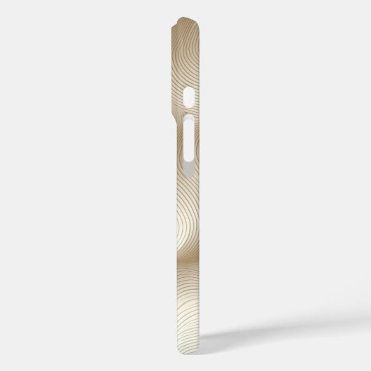 Romige werveltextuur telefoonhoes Case-Mate iPhone case (Achterkant / Links)