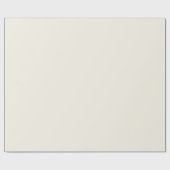 Romige witte effen kleur cadeaupapier (Vlak)