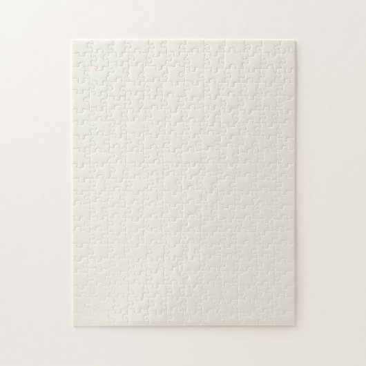 Romige witte effen kleur legpuzzel (Verticaal)