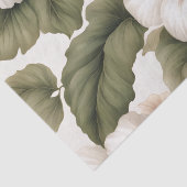 Romige witte tropische hibiscus tissuepapier (Detail)