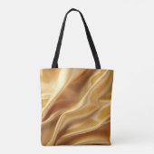 Romige zijde tote bag (Achterkant)