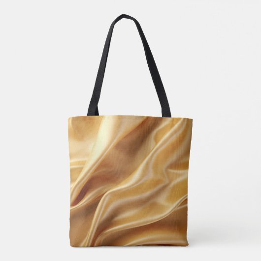 Romige zijde tote bag (Achterkant)