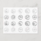 Römische Münzen Feestdagenkaart (Voorkant)