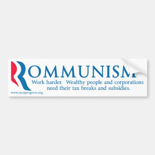 Romisme Bumpersticker (Voorkant)
