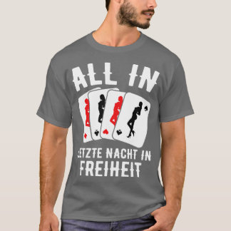Rommelende Jga Mannen Bruidegom Bachelor Party 5 T-shirt