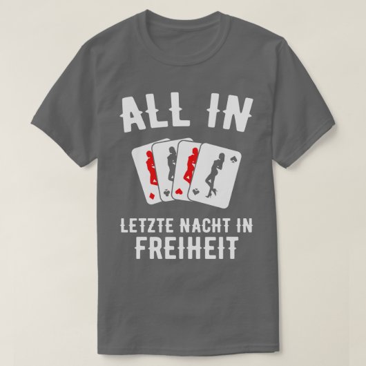 Rommelende Jga Mannen Bruidegom Bachelorfeest 3 T-shirt (Design voorkant)