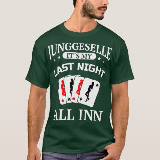 Rommelende Jga Mannen Mannen Bruidegom Bachelor Pa T-shirt