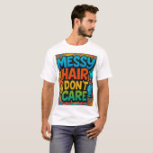 rommelig haar t-shirt (Voorkant volledig)