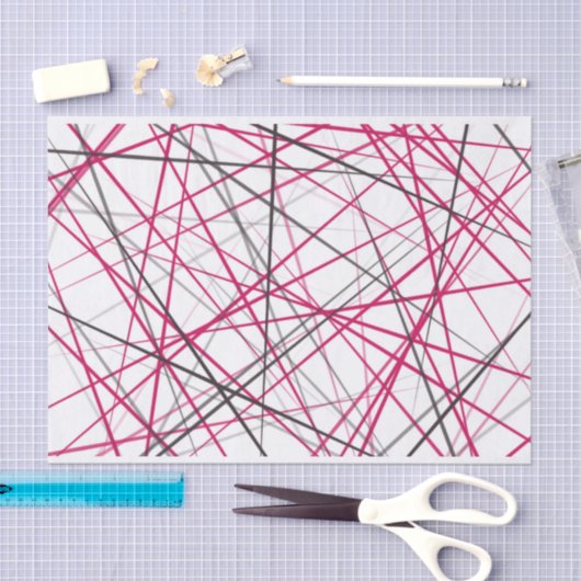 rommelig lijnpatroon tissuepapier (Craft)