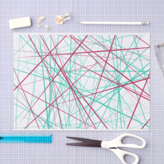 rommelig lijnpatroon tissuepapier (Craft)