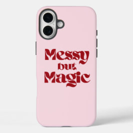 rommelig maar magisch iPhone 16 plus hoesje