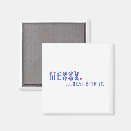 Rommelig... omgaan met het grappige mantra express magneet (Voorkant / Achterkant)