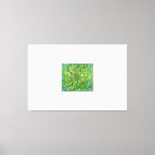 rommelig | Zazzle_Growshop. Canvas Afdruk (Voorkant)