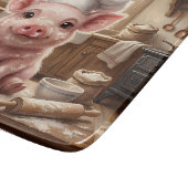 Rommelige Bak Baby Varken Glas Snijplank (Hoek)