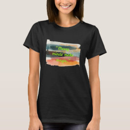 Rommelige Geesten Maken Magie | Abstracte Kwaststr T-shirt