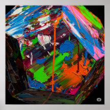 rommelige geometrische kunst