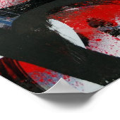 rommelige graffiti-poster poster (Hoek)