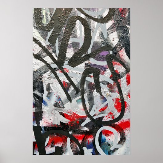 rommelige graffiti-poster poster (Voorkant)