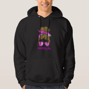 Rommelige Haar Knot Nicu Leven   Medisch Verpleegk Hoodie