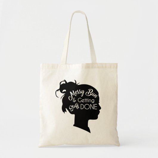 Rommelige Knot Budgettas Tote Bag (Voorkant)