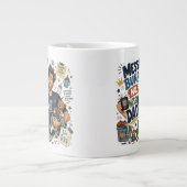 Rommelige Knot Grote Koffiekop (Voorkant)