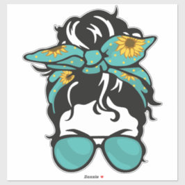 Rommelige Knot Levensstickers – Grappige Moedersti Sticker