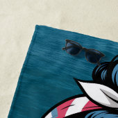 Rommelige Knot Meidenreis Ik Neem De Gekheid Mee C Strandlaken (In situ)