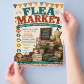 Rommelmarktposter Flyer (Hand)