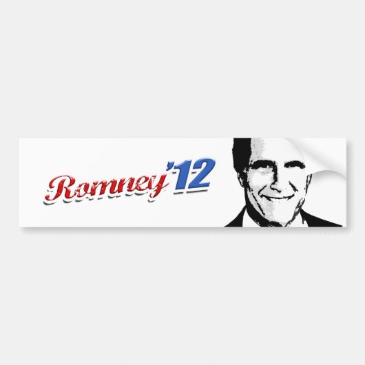 Romney '12 bumpersticker (Voorkant)
