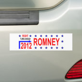 ROMNEY 2012 BUMPERSTICKER (Op auto)