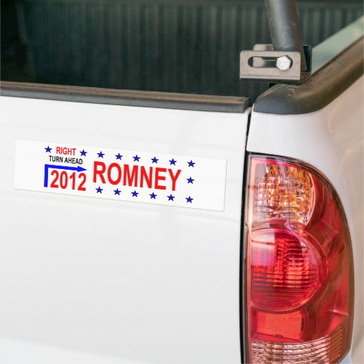 ROMNEY 2012 BUMPERSTICKER (Op Truck)