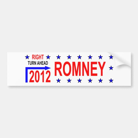 ROMNEY 2012 BUMPERSTICKER (Voorkant)