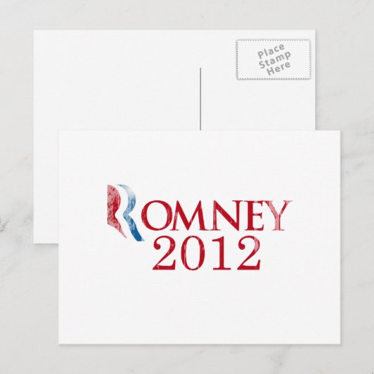 Romney 2012 - Geloof in Amerika.png Briefkaart (Voorkant / Achterkant)