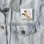 Romney 2012 Pin-Up Girl Vierkante Button 5,1 Cm (In situ)