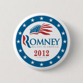 Romney 2012 ronde button 5,7 cm (Voorkant)