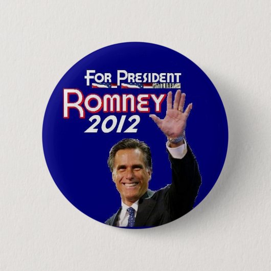 Romney 2012 ronde button 5,7 cm (Voorkant)