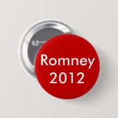 Romney 2012 ronde button 5,7 cm (Voorkant /achterkant)