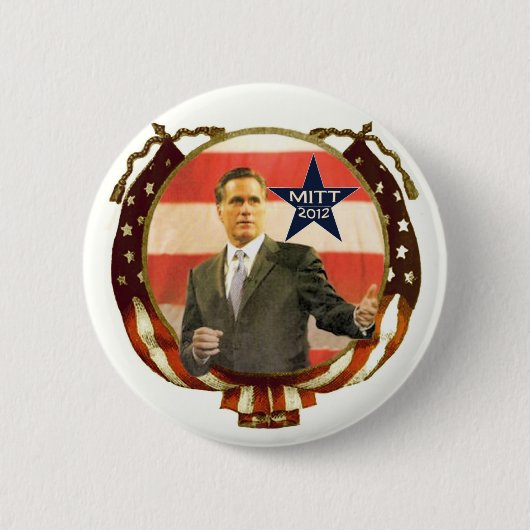 Romney 2012 ronde button 5,7 cm (Voorkant)