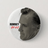 ROMNEY 2012 RONDE BUTTON 5,7 CM (Voorkant)