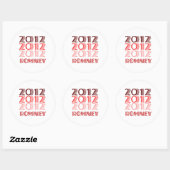 ROMNEY 2012  RONDE STICKER (Vel)