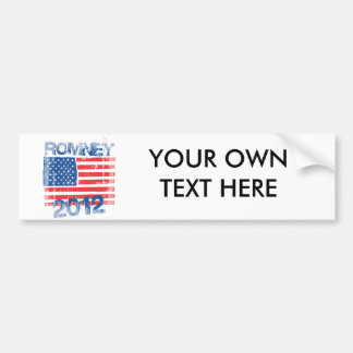 ROMNEY 2012 VLAG BUMPERSTICKER