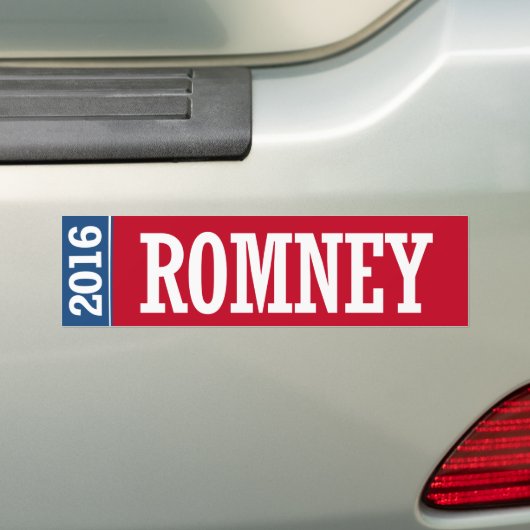 ROMNEY 2016 BUMPERSTICKER (Op auto)