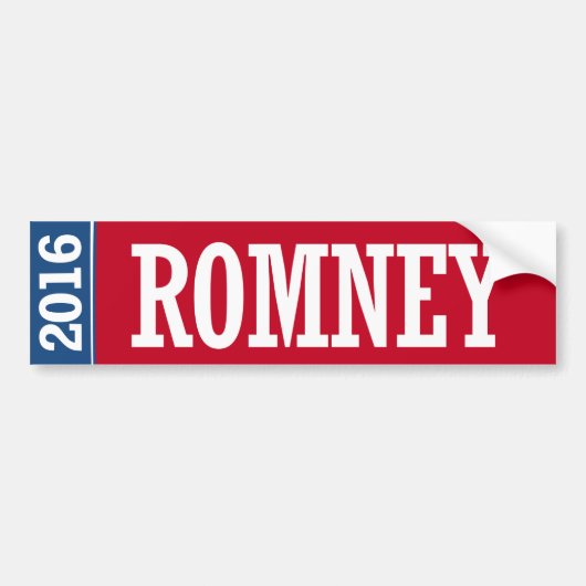 ROMNEY 2016 BUMPERSTICKER (Voorkant)