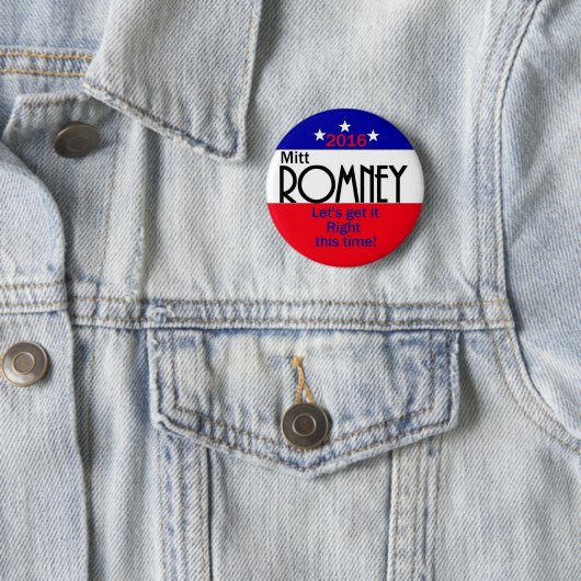 Romney 2016 ronde button 5,7 cm (In situ)