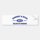 Romney and Ryan 2012 Bumpersticker (Voorkant)