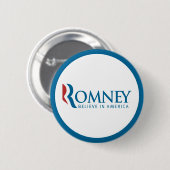 Romney Believe in America Button (Voorkant /achterkant)