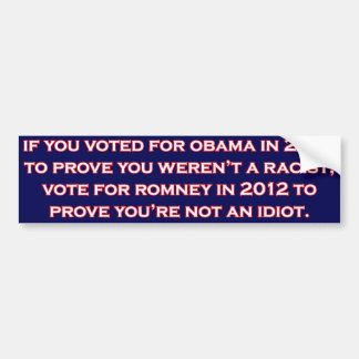 Romney Bumpersticker