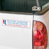 ROMNEY Bumpersticker (Op Truck)