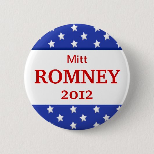 Romney Campaign-Button Ronde Button 5,7 Cm (Voorkant)