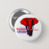 Romney Christie Ronde Button 5,7 Cm (Voorkant /achterkant)